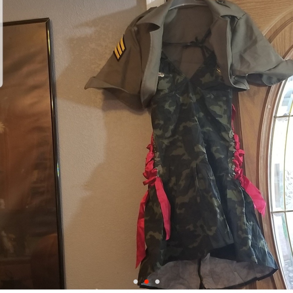 Leg Avenue army girl wore one time missing hat